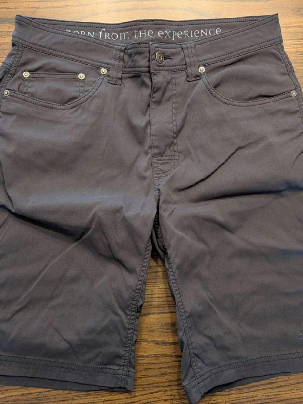Men's Prana Brion Shorts Grey Charcoal